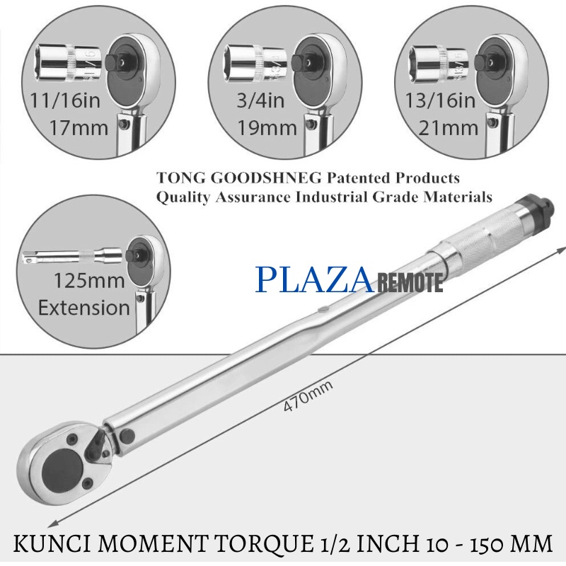 10-150 N Adjustable Micrometer Torque Wrench SPANNER Hand Tool DUAL BULAK BALIK
