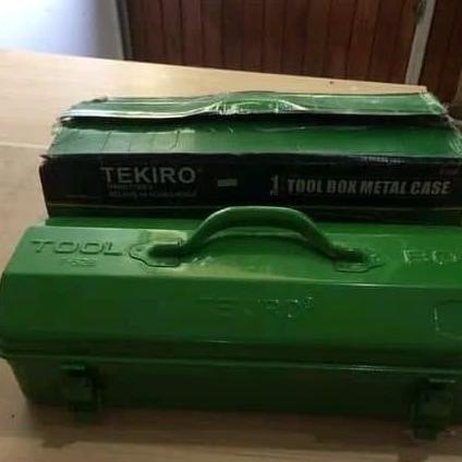 Tekiro T528 Tool Box Besi 1 Susun Ukuran 41 X 15 X 12.5 Cm Hijau