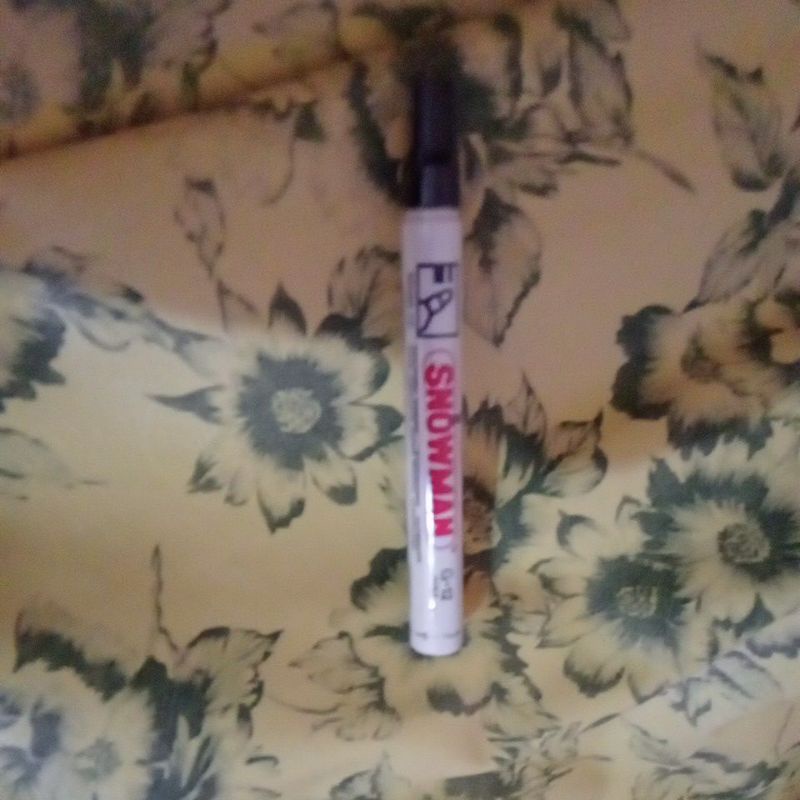 

spidol snowman permanent marker-hitam