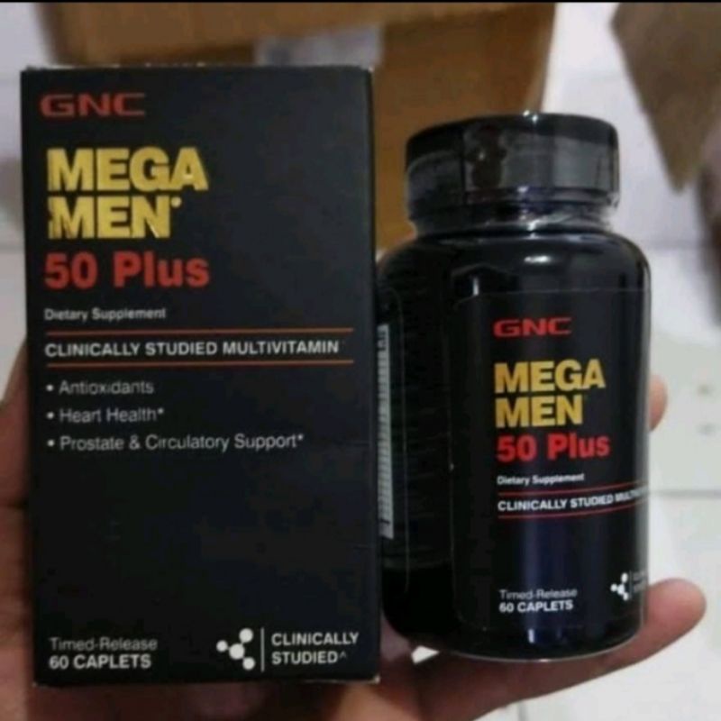 GNC mega men 50 plus multivitamin original