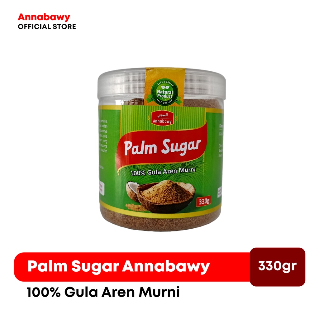 

Gula Aren Bubuk 330 gr Annabawy - Palm Sugar Organic / Gula Aren Organik / Gula Semut ORIGINAL TANPA CAMPURAN