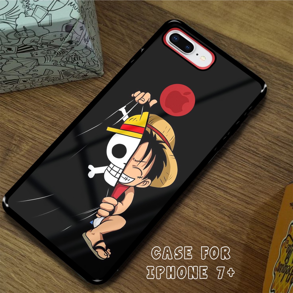 Hardcase IPHONE 7PLUS/8 PLUS Motif ONE PIECE - Casing Hp IPHONE 7PLUS/8 PLUS - Case 2D - Custom Case