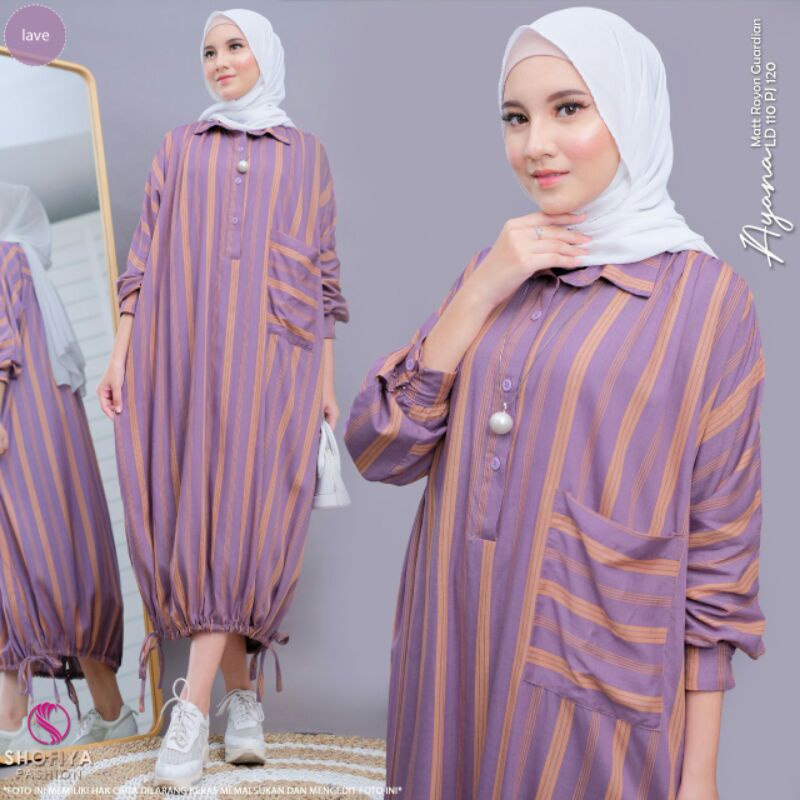 NALLA,AYANA  Midi Dress Ori by Shofiya