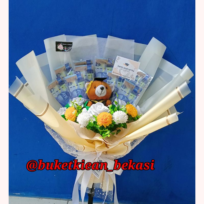 buket boneka wisuda uang / buket uang/ buket bunga/ buket jumbo