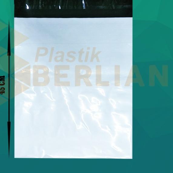 

Plastik Amplop Packaging Polymailer Polybag 32x45 isi 100 White