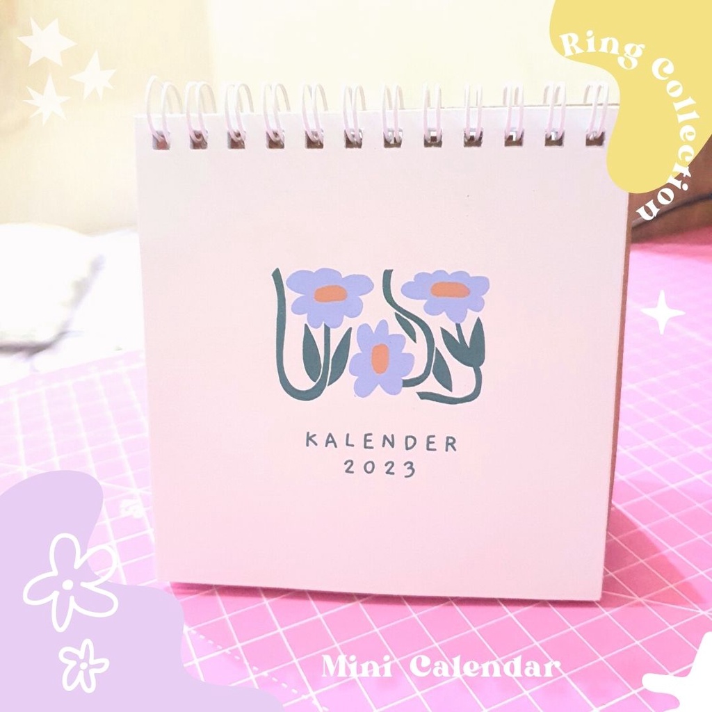 

Kalender Aesthetic Mini 2025 (Jilid Ring) + LIBUR NASIONAL - Standing Calendar 2025 - Kalender Meja 2025