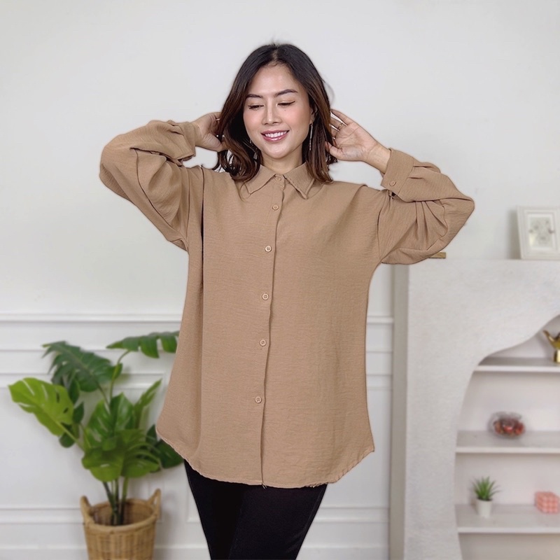 AFI - EC - ⭐️ PREMIUM AIRFLOW CRINCLE ⭐️ Anna Shirt CRINCLE-Coksu
