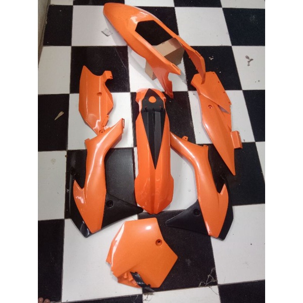 Body Bebek kit KTM 85 2016 tampa jok tengki body set ktm 85 2016 body GTX KTM 85 2016 sperpat motor 