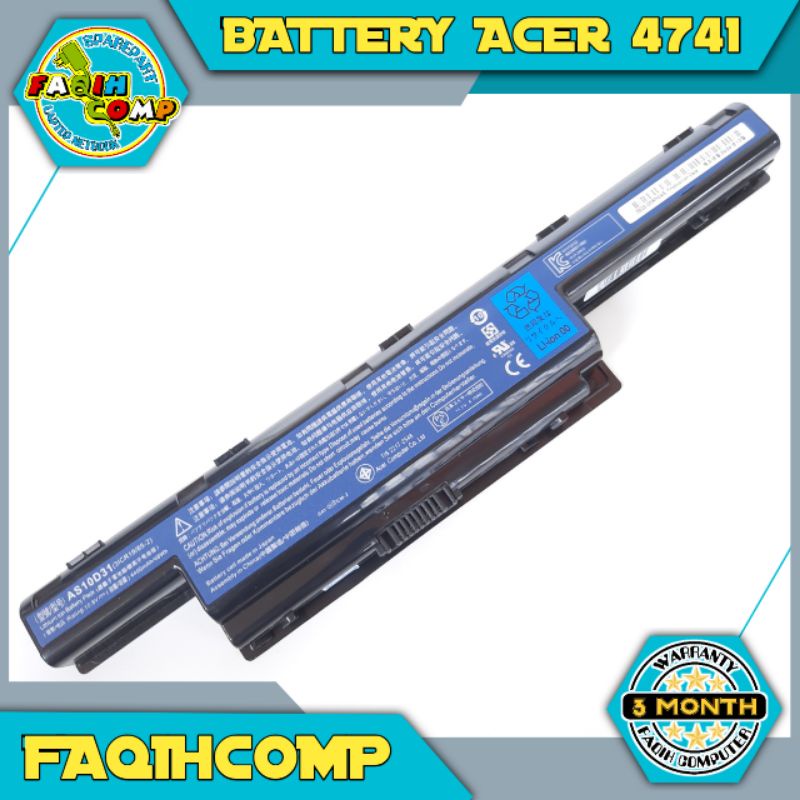 Baterai Battery Batre Original Acer Aspire 4739 4739Z 4738 4738Z 4741 4740 4750 4752 Series