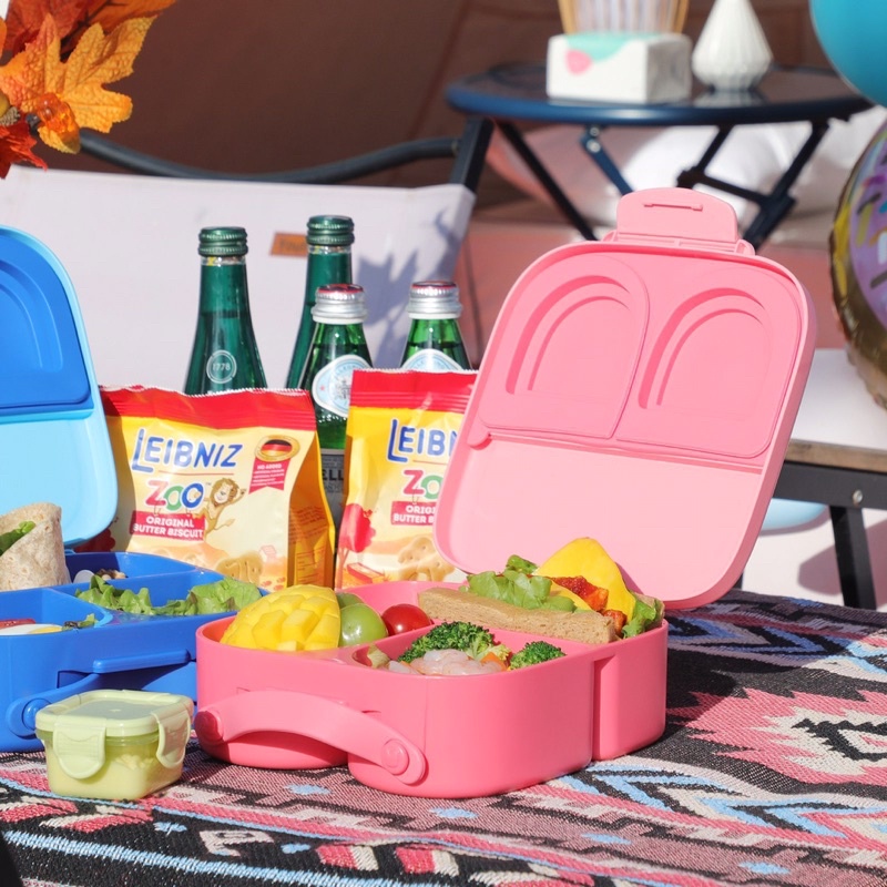 IBEX KIDS lunch box bento box tempat bekal makan anak sekolah rantang anak tempat makan anak yumbox tempat bekal makan steinless zoku b box bunny kids lunchbox