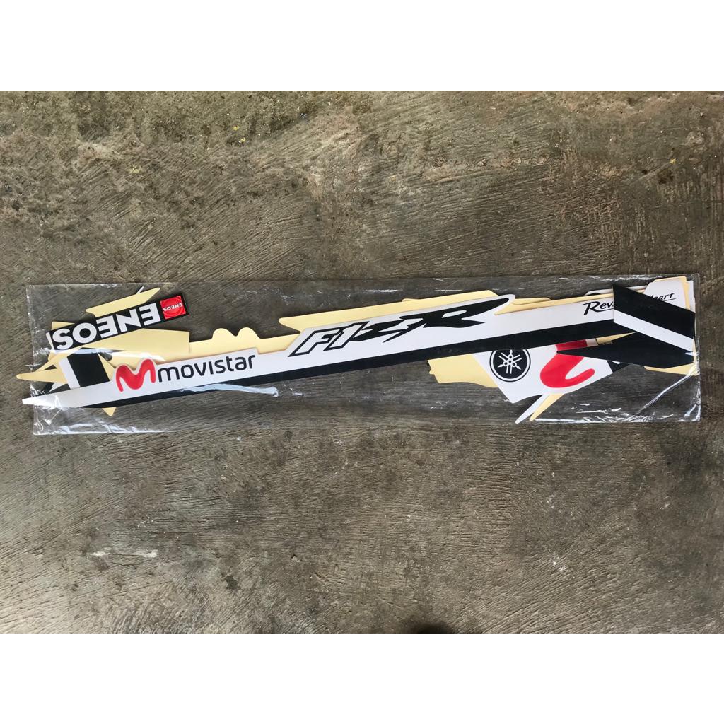 STRIPING FIZ R MOVISTAR PUTIH HITAM