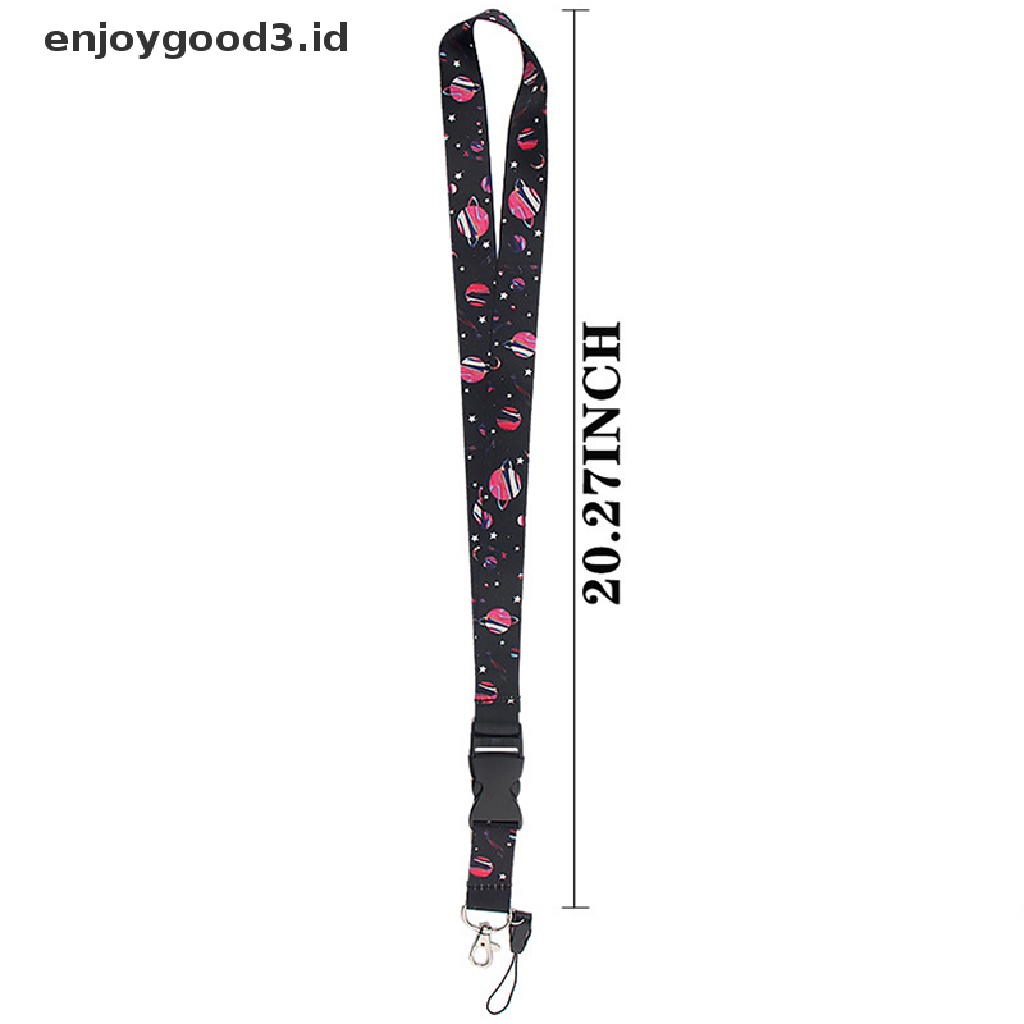 Tali Lanyard Gantungan Kunci Ponsel Model Astronot Universe