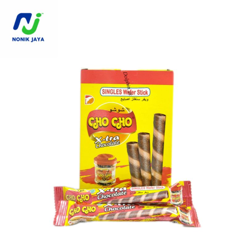 Cho Cho Wafer Stick X-tra Chocolate Box isi 24 pcs