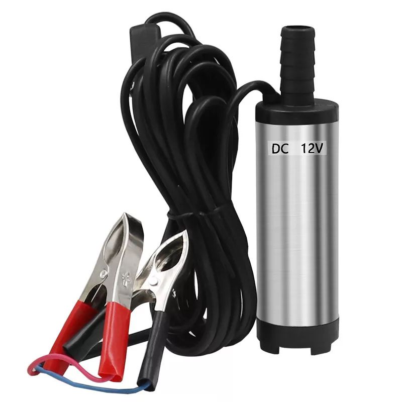 Nuansa - Pompa Minyak Celup DC 12V/24V Transfer Air Mini Oli Solar Air Submersible Portable Mobil Elektrik DC 12V 24V Diesel Pump