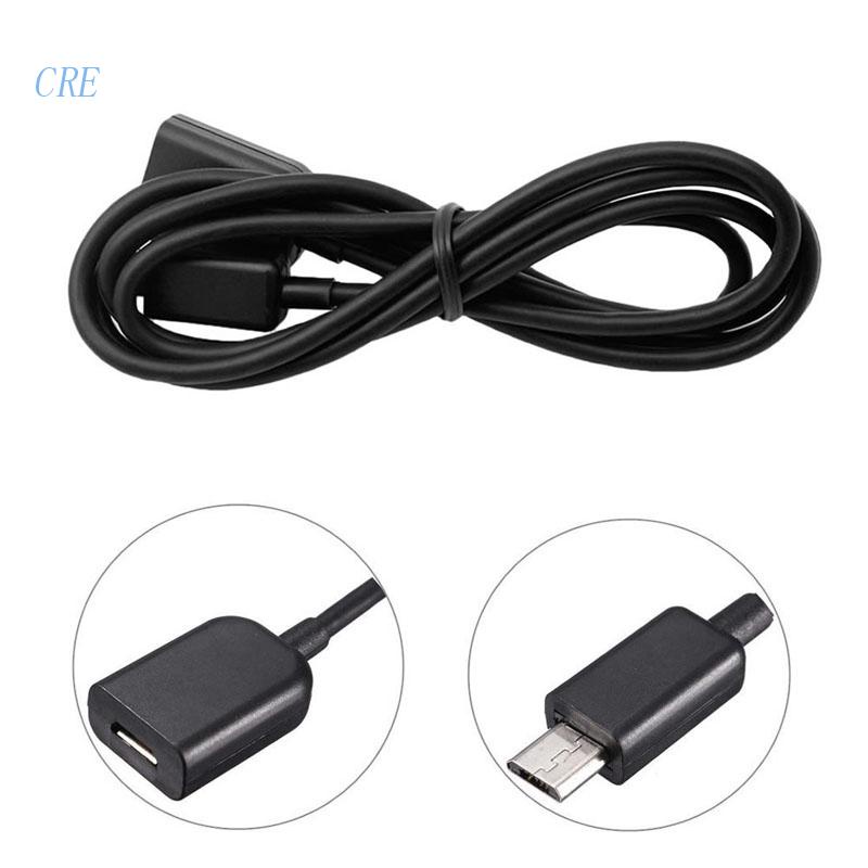 Cre Kabel Data / Charger Micro USB Male Ke Female Panjang 1M