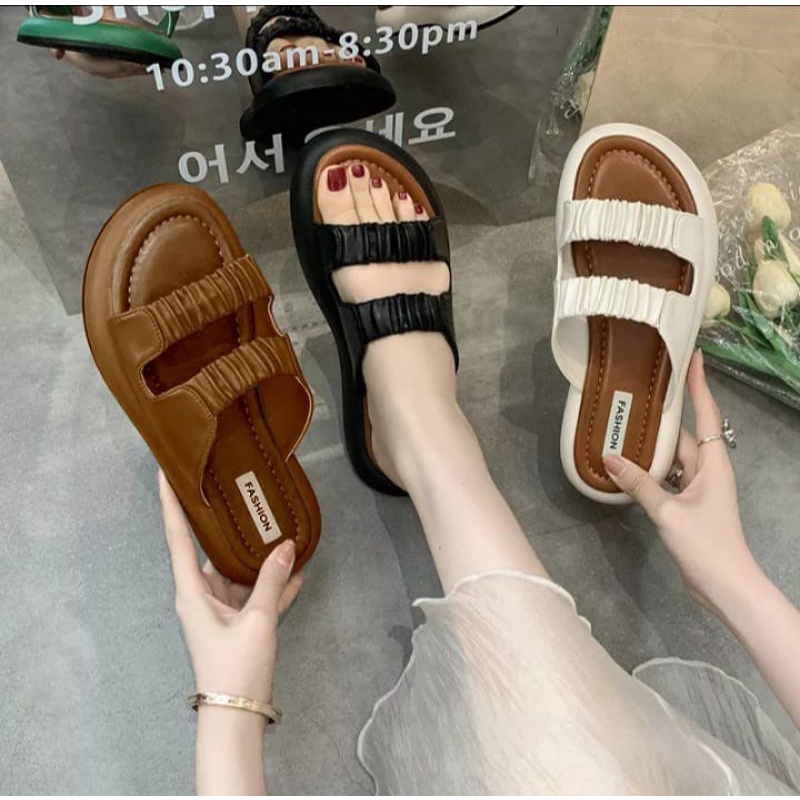 RD 044 SANDAL PINGGUL WANITA KOKOP BAN 2 KERUT