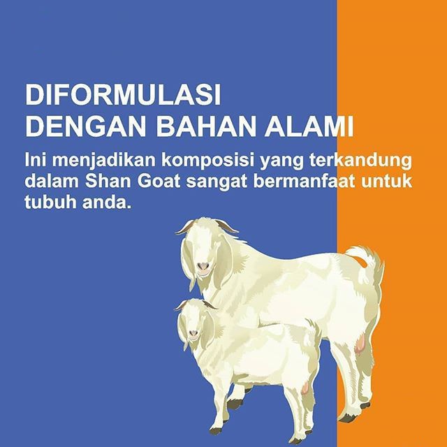 

BgKr Susu Kambing Etawa Bubuk Shan Goat Semua Rasa Box
