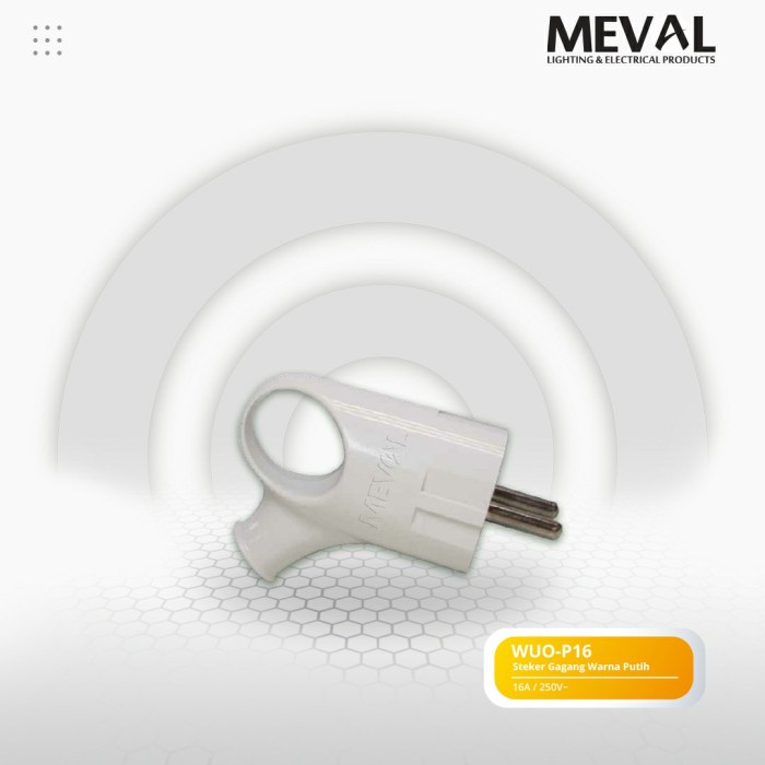 Meval Steker Arde Gagang - Putih WUO-P16