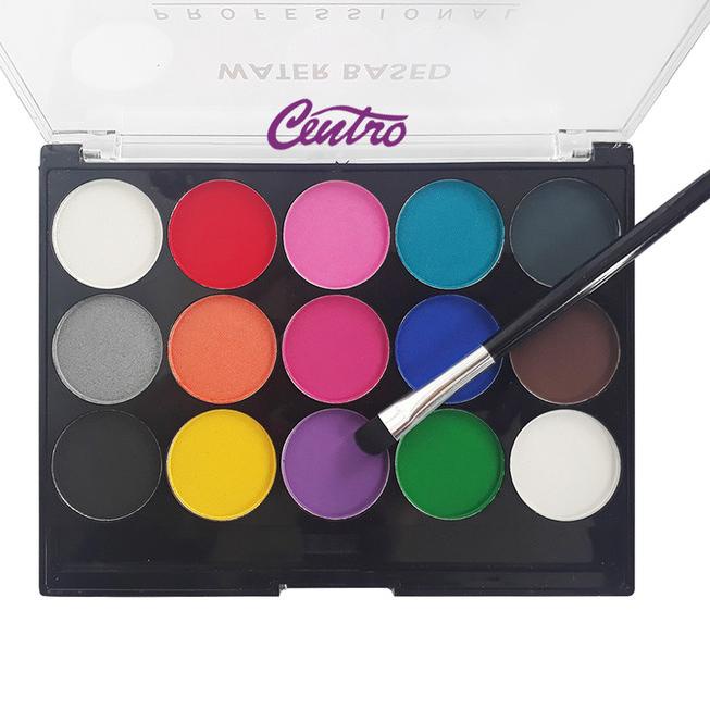 

Professional Body Art Face And Painting Kit 15 Color Set + 1 Brush