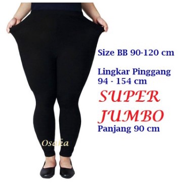 Celana Legging Panjang 3 Ukuran 35-120 KG Leging Lejing Wanita Panjang Spandek Jersey fit strit ketat