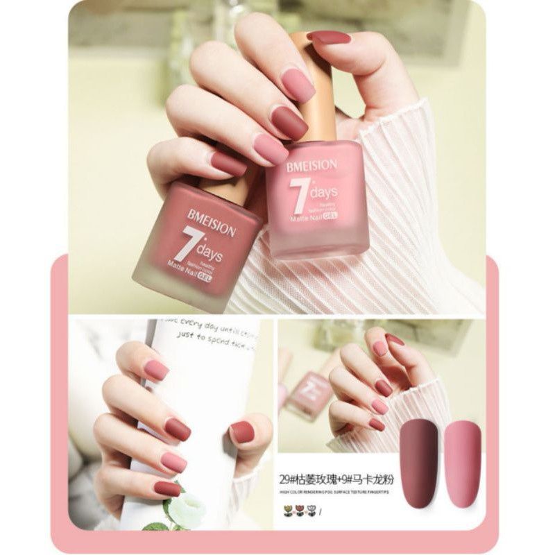 MJ88 BMEISION KUTEK MATTE NAIL POLISH NON PEEL OFF TIDAK BISA DIKUPAS SUPER MURAH