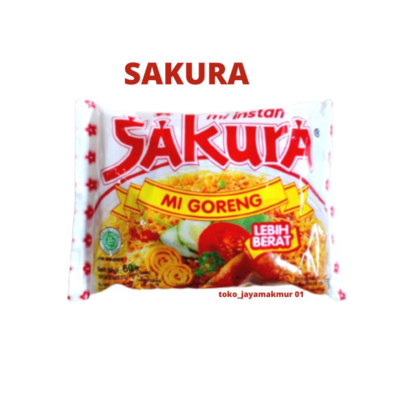 

10 Bungkus Mie SAKURA GORENG 60g Mie Instan