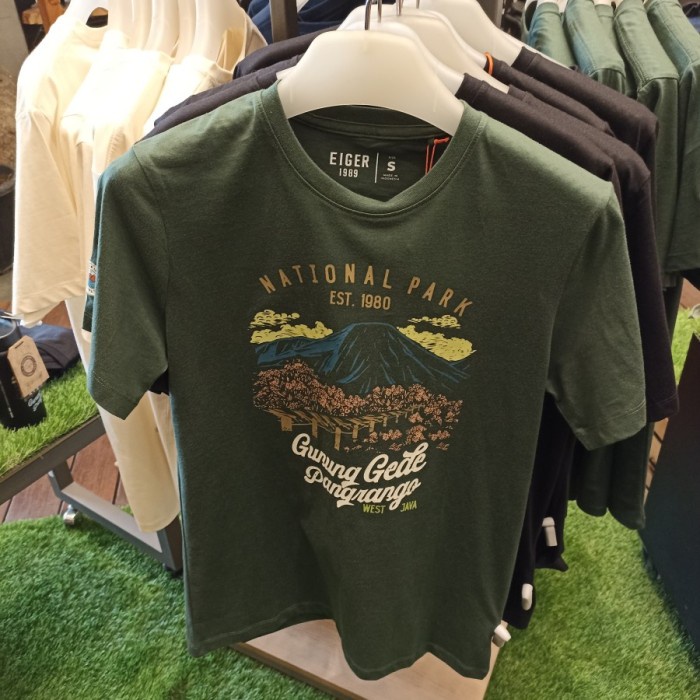 Kaos Eiger GUNUNG GEDE PANGRANGO NATIONAL Tshirt 91000 7995 Original