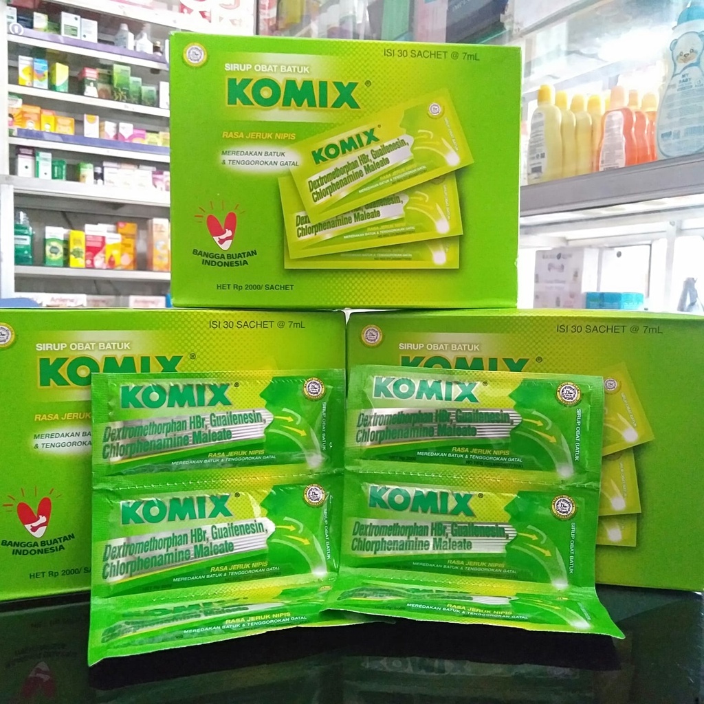 KOMIX OBAT BATUK 1 SACH 7ML VARIAN