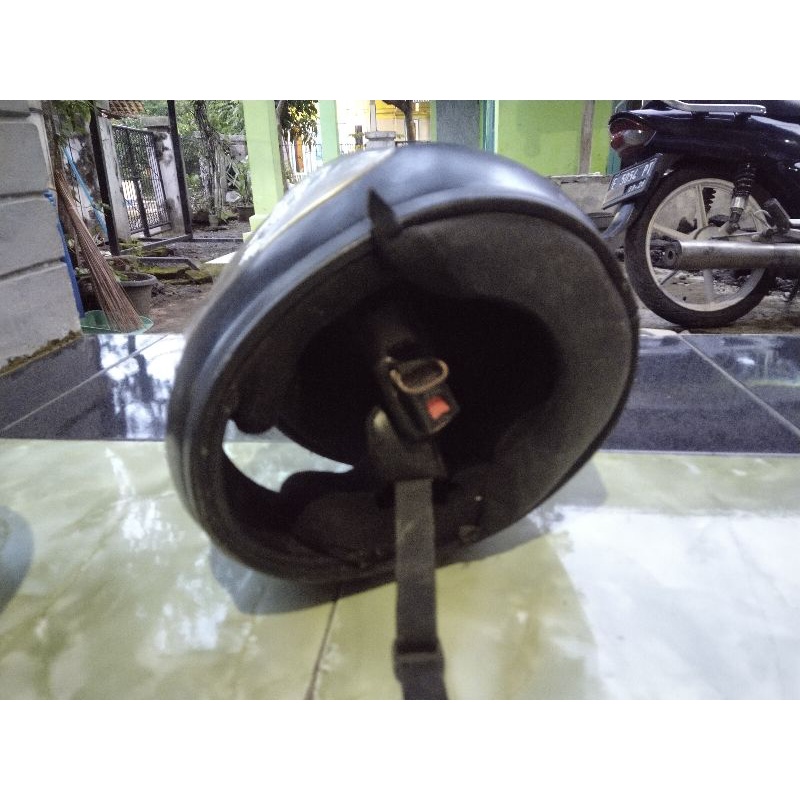helm ninja ijo bahan ala ala