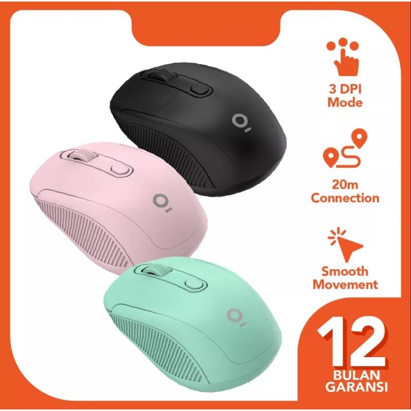 MOUSE WIRELESS OLIKE M2 GARANSI 12 BULAN