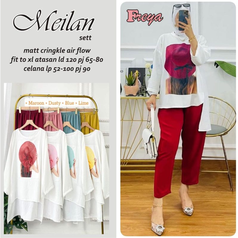 COD NEW PROMO SETELAN CELANA BAJU WANITA DEWASA KEKINIAN TERBARU TAHUN 2022 IMPORT SUPER JUMBO BIGSI