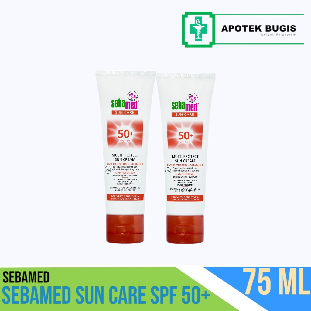 Sebamed Sun Care SPF 50+ 75 ml Sunblock Sun Cream Sun Block Kulit