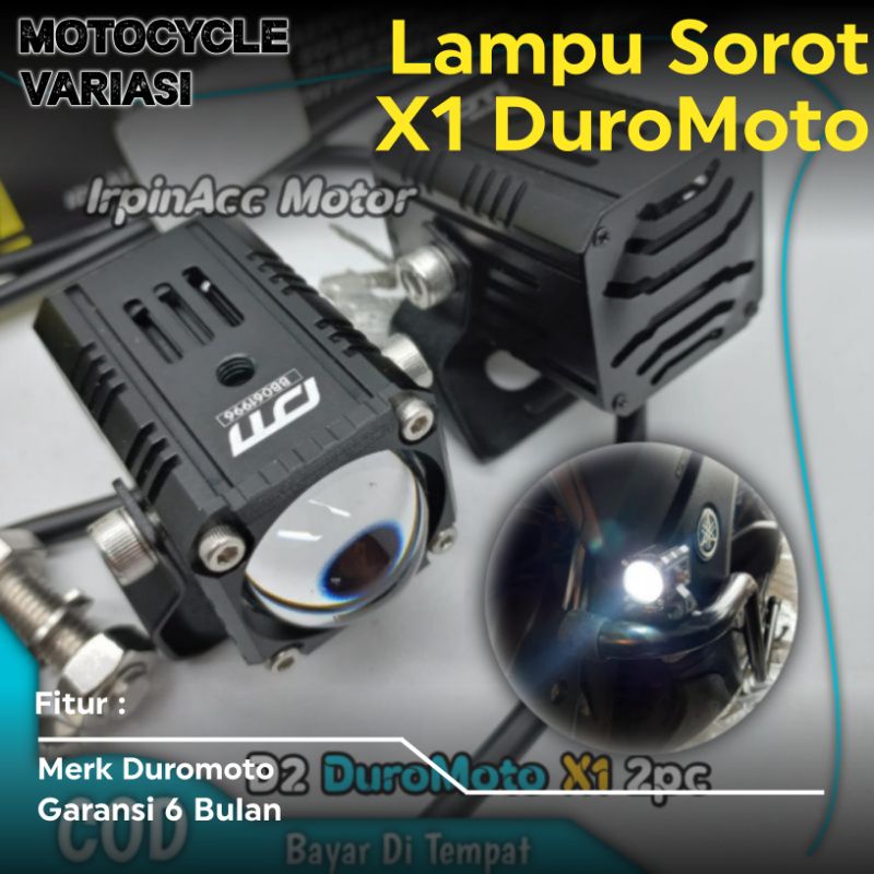 Lampu Tembak X1 Duromoto Lampu Tembak Adv 160 Pcx 160 Vario Nmax Lampu Tembak Mobil Universal