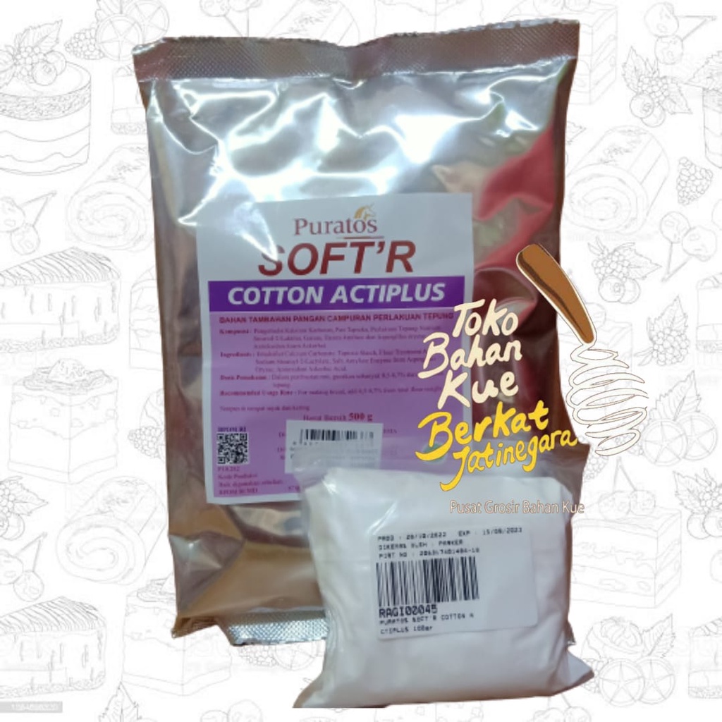 SOFT COTTON ACTIPLUS PURATOS REPACK 100 GR / PELEMBUT ROTI