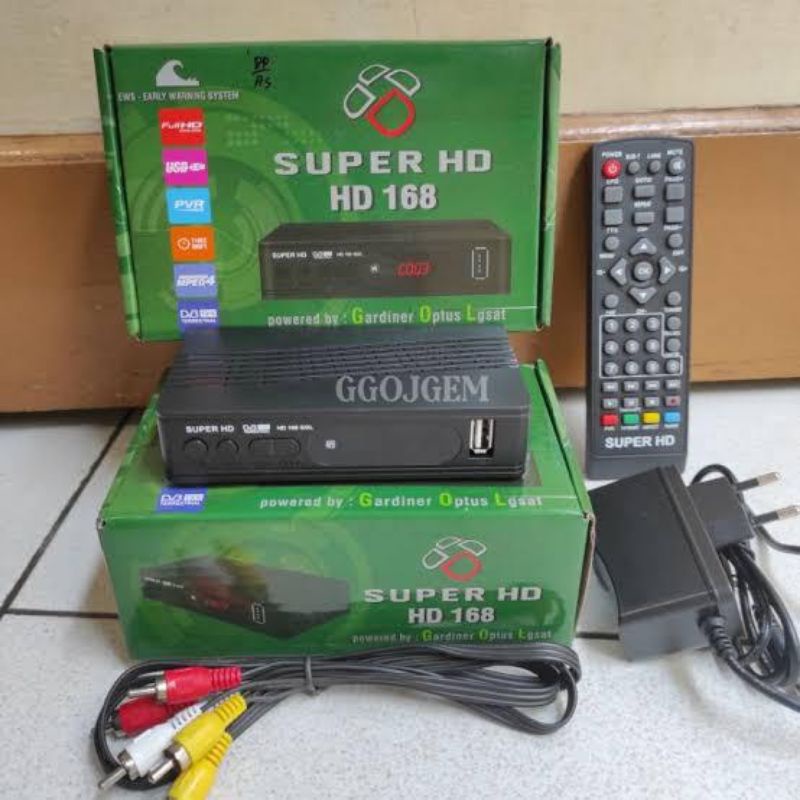 Set Top Box Tv Digital Super HD 168 Set Box Tv Digital Alat Eksternal Yang Bisa Digunakan Untuk Semua Jenis TV Set top BOX Tv Digital Super HD 168 Gol