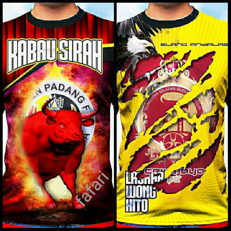 Kaos Semen Padang vs Sriwijaya
