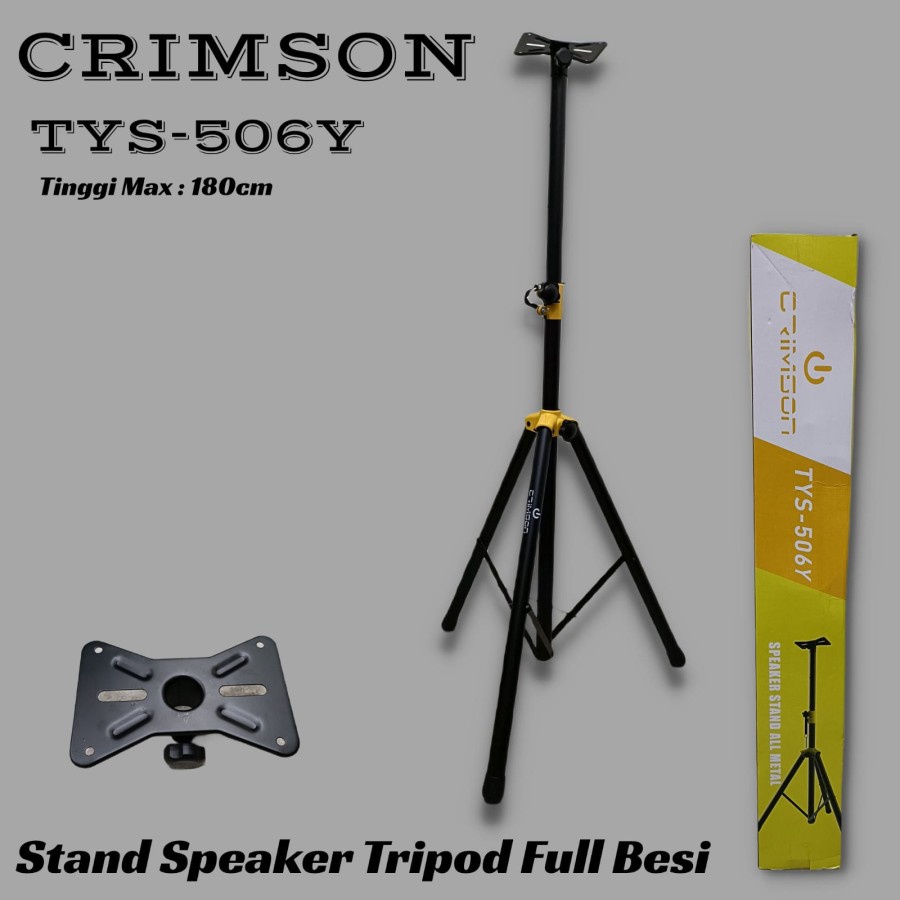 STAND SPEAKER BERDIRI CRIMSON TYS 506Y BESI YELLOW HARGA 1 PCS