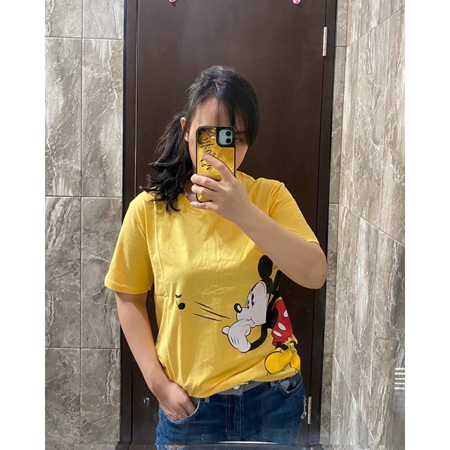 ComfyWare - Kaos Wanita Micky Yellow T-Shirt