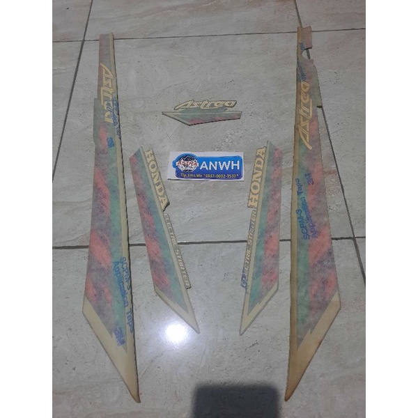 Striping Stiker Astrea Grand Bulus LE Abu Abu Original