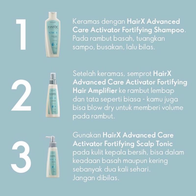 HairX Advanced Care Activator Fortifying Shampoo