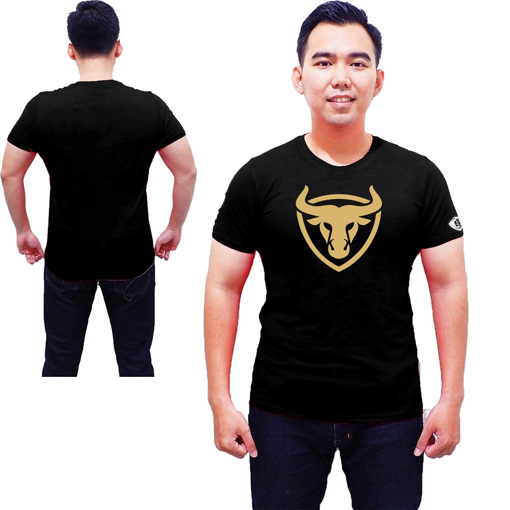 Baju Gym Fitnes banteng retak kaos dryfit abu