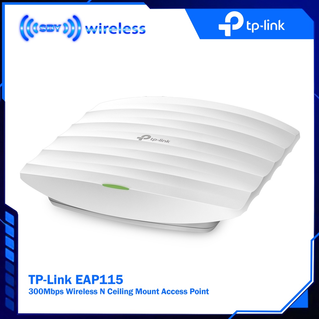 TPLINK EAP115 - 300Mbps Wireless N Ceiling Mount Access Point TP-LINK