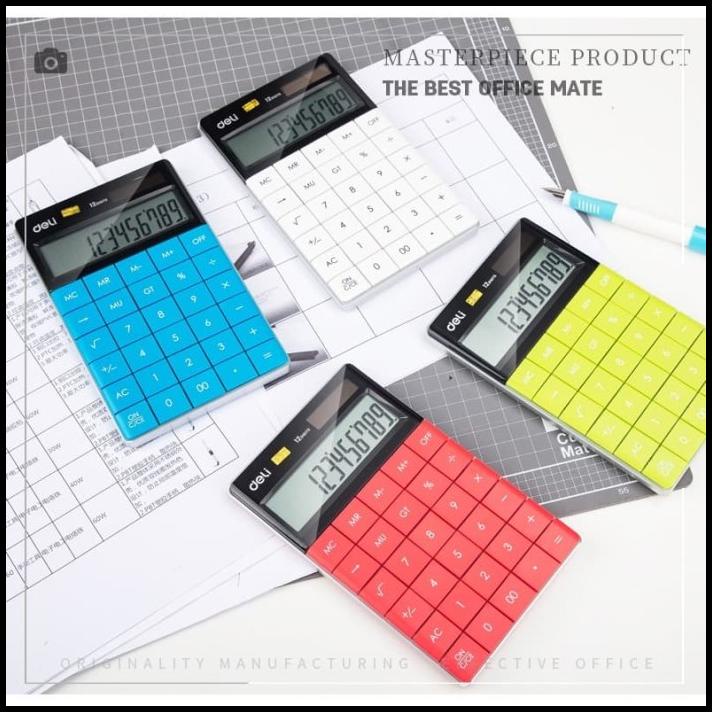 

Deli E1589 Calculator Desktop Kalkulator Stylish Office 1589 Kantor