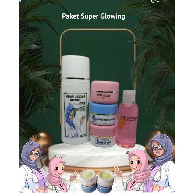 Cream spc % Glowing isi 5 jelly pink, toner pink)