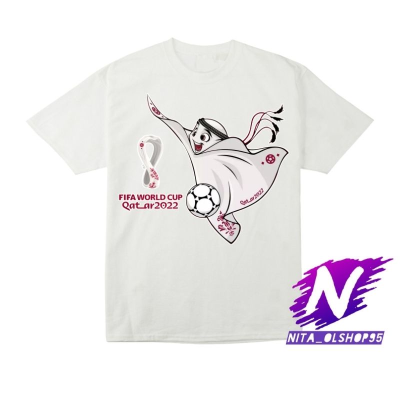 baju anak kaos anak qatar piala dunia 2022