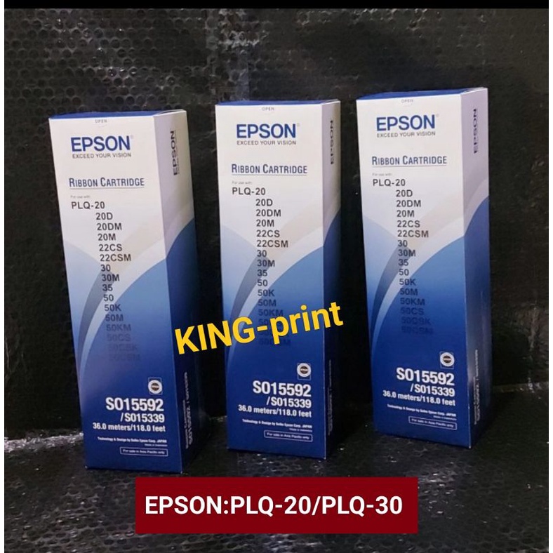 Pita Printer Epson PLQ-20/PLQ-30 isi 3pcs/Original