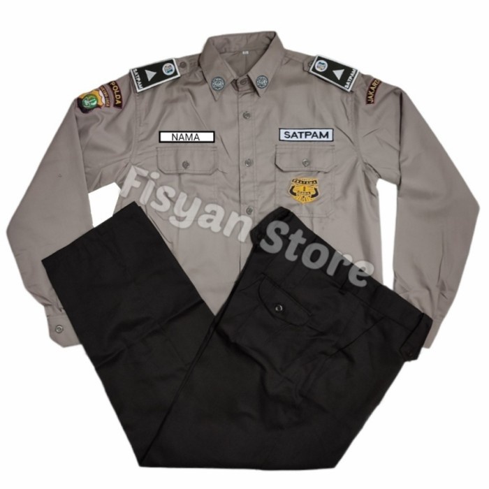 Seragam Pdl Sus Satpam Seragam Pdl Sus Security Coklat