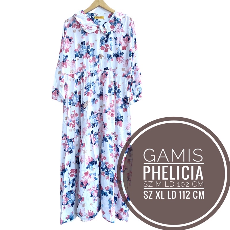 GAMIS RAYON PREMIUM PHELICIA / GAMIS RAYON MOTIF PHELICIA / GAMIS BUSUI PHELICIA