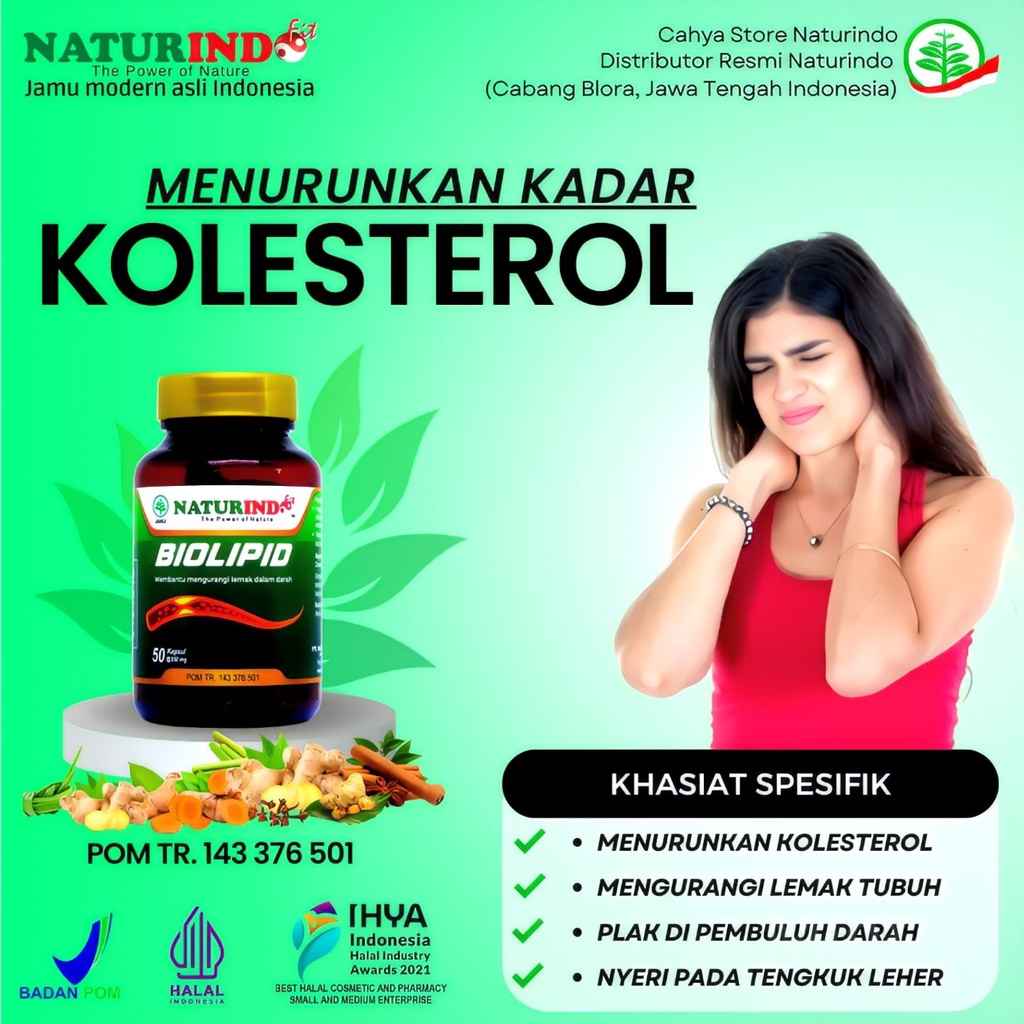 OBAT HERBAL KOLESTEROL TINGGI DAN MENURUNKAN LEMAK DARAH AMPUH BIOLIPID KOLESTEROL HERBAL OBAT KOLES
