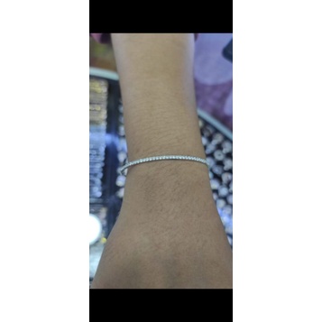 gelang tangan oval lintering mas putih,kuning 8k terbaru gelang mata sebaris gelang simple